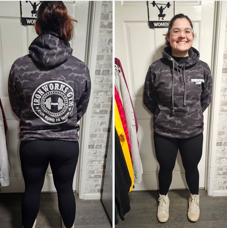 Ironworks branded hoodies